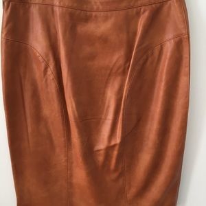 Vegan Leather Pencil Skirt